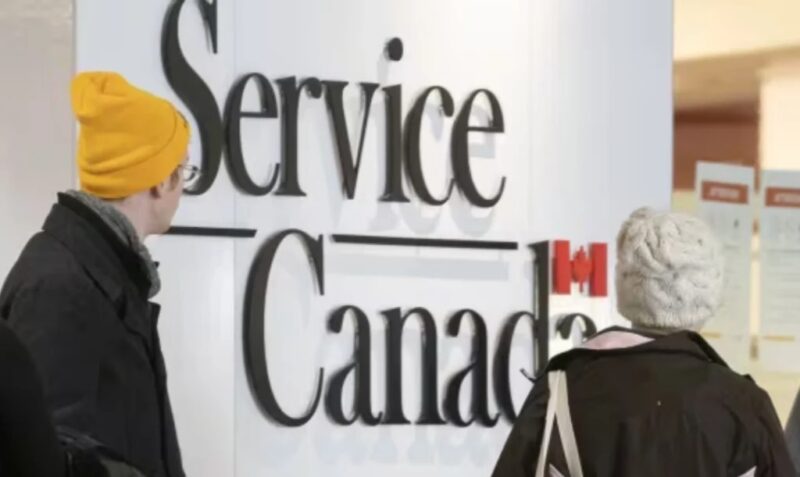 Service Canada sign