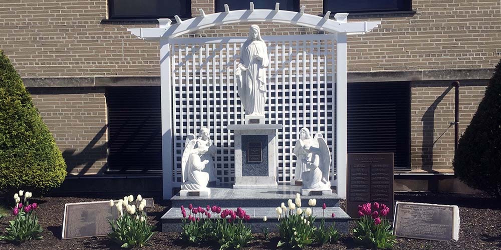 Outdoor Statue of St. Mary