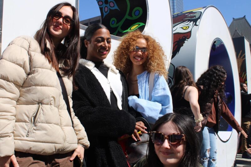 Group of students at orientation